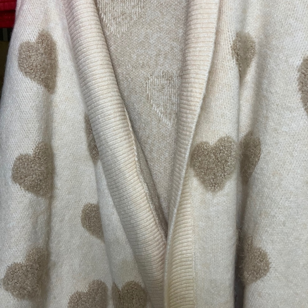 By Anthropologie Heart Cardigan